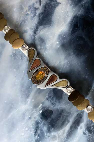 MIXED METALS SPACE BELT