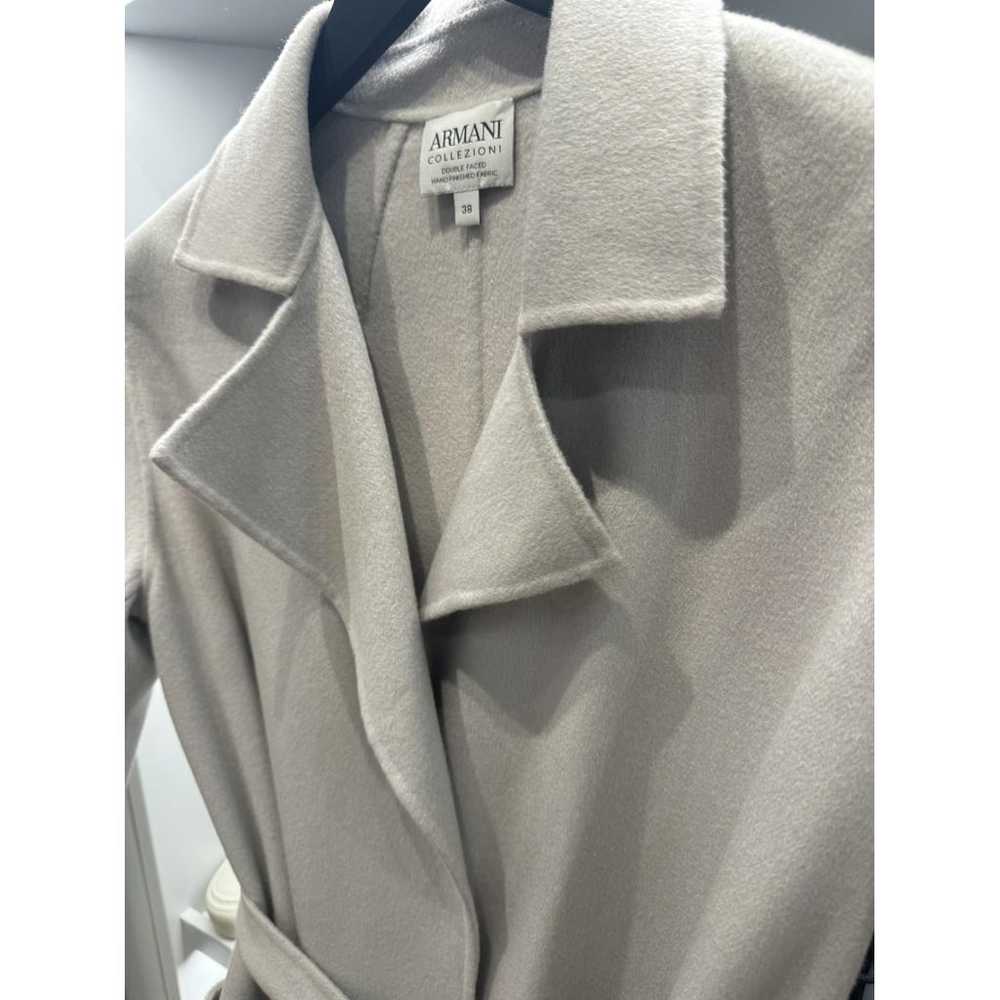 専用　ARMANI COLLEZIONI ロンググレー　カシミヤ▲51 Emporio Armani women's stretch silk shirt 8n2c392nxxz Pearl