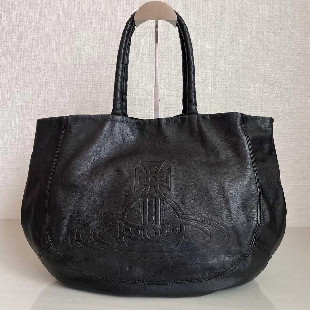 Vivienne Westwood tote bag embossed in black with… - image 2