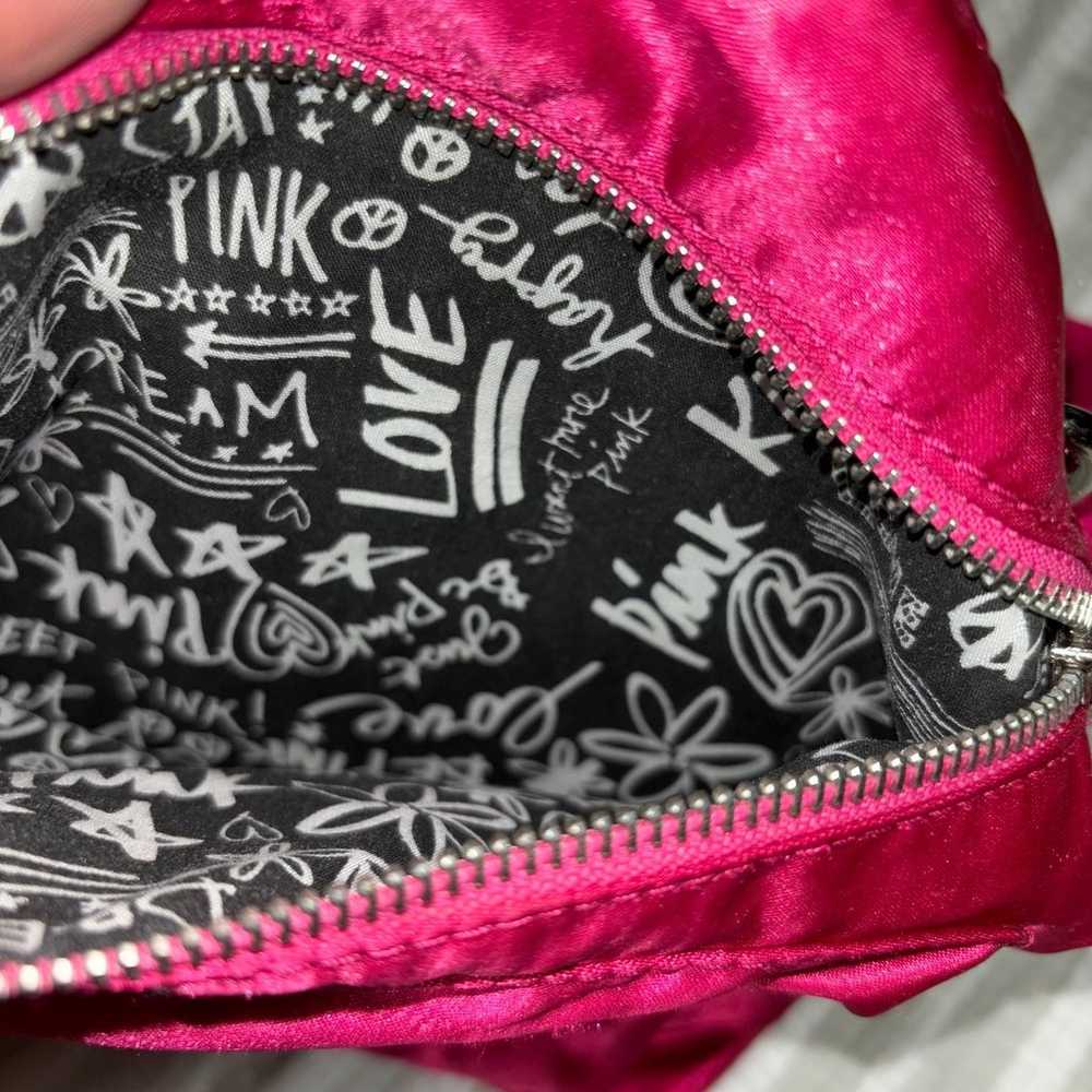 RARE Victoria's Secret LOVE PINK Satin Crossbody … - image 5