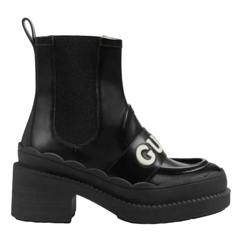 Gucci Leather boots - image 1