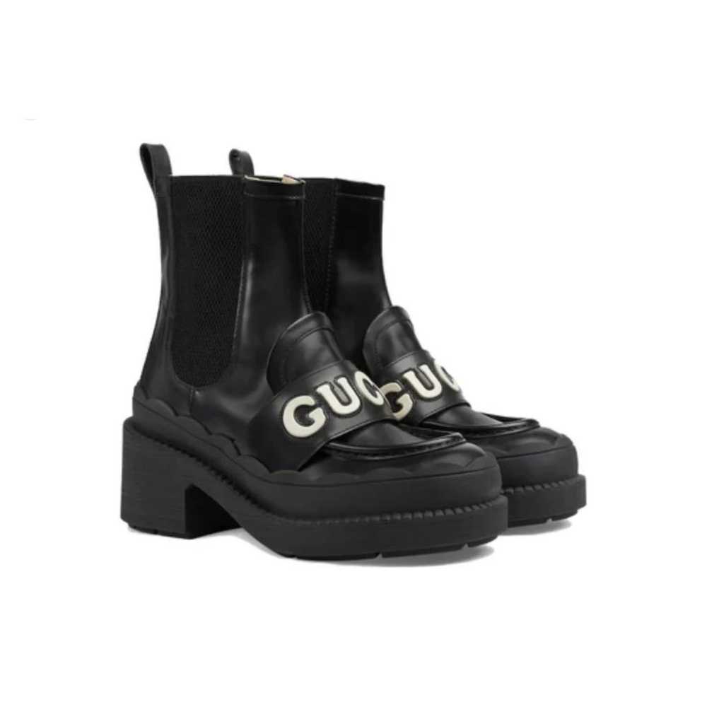 Gucci Leather boots - image 2