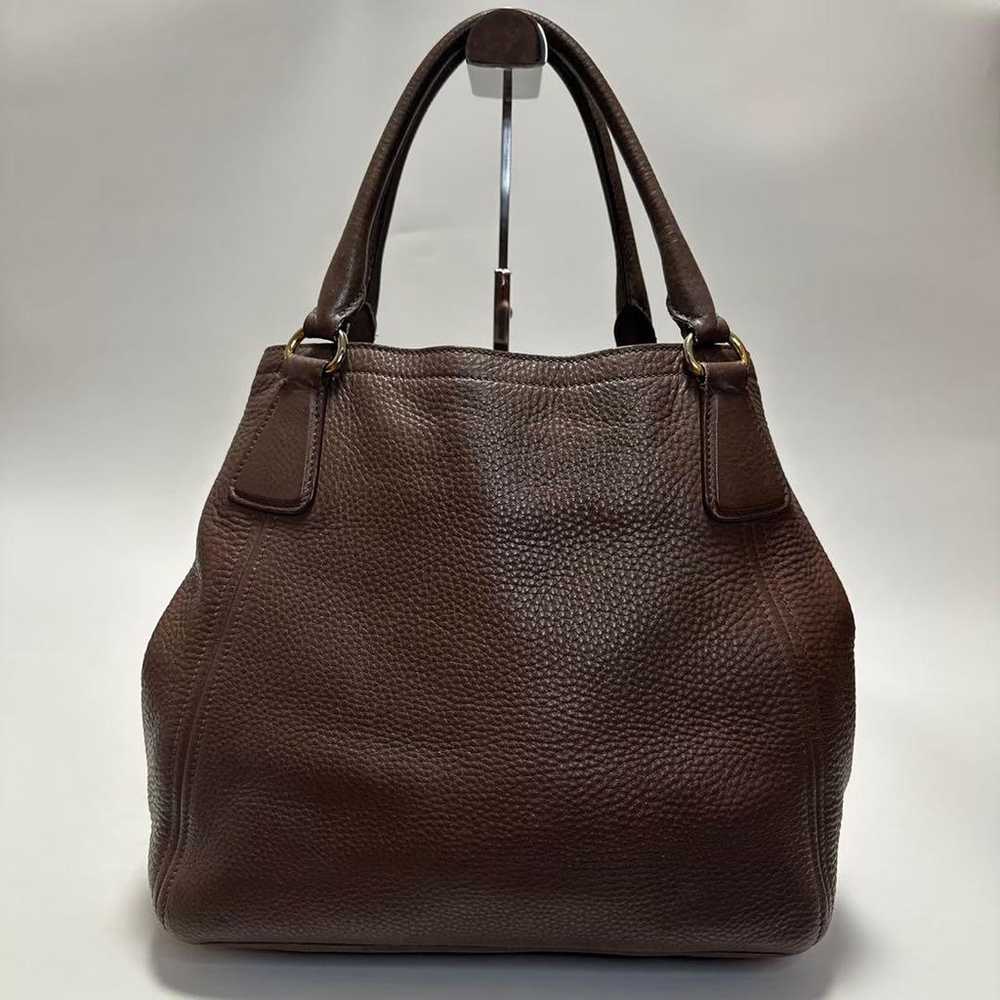 d38 [Excellent Condition] Prada VITELLO Leather B… - image 3