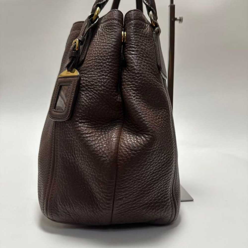 d38 [Excellent Condition] Prada VITELLO Leather B… - image 4