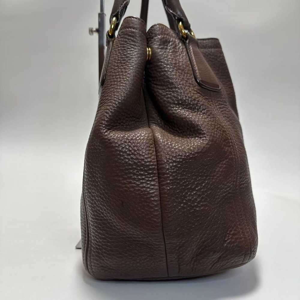 d38 [Excellent Condition] Prada VITELLO Leather B… - image 5