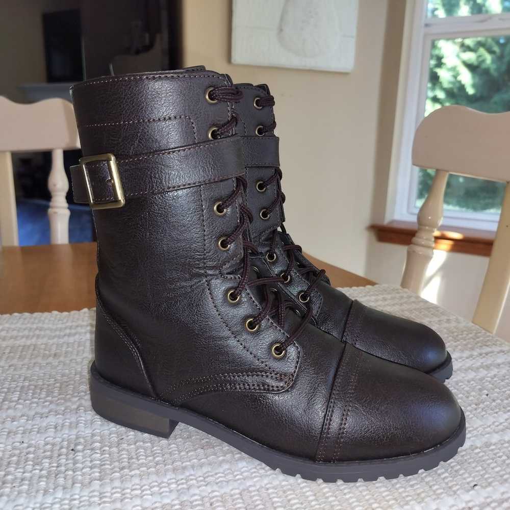 NEW Seychelles Lug Sole Combat Boots - image 2