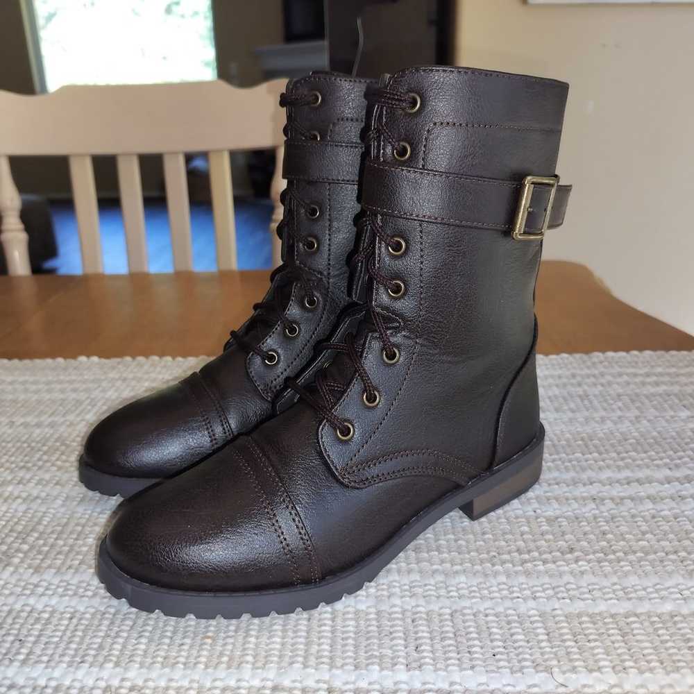 NEW Seychelles Lug Sole Combat Boots - image 7