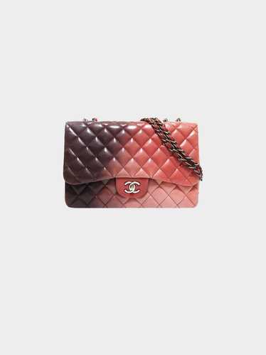 Chanel 2009-2010 Ombre Pink Classic Flap Bag