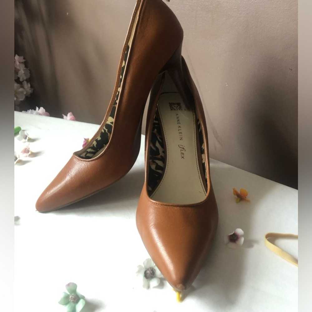 Anne Klein Size 11 heel Pumps shoes brown Ann Kle… - image 2