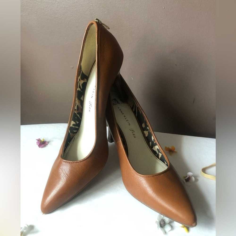 Anne Klein Size 11 heel Pumps shoes brown Ann Kle… - image 3