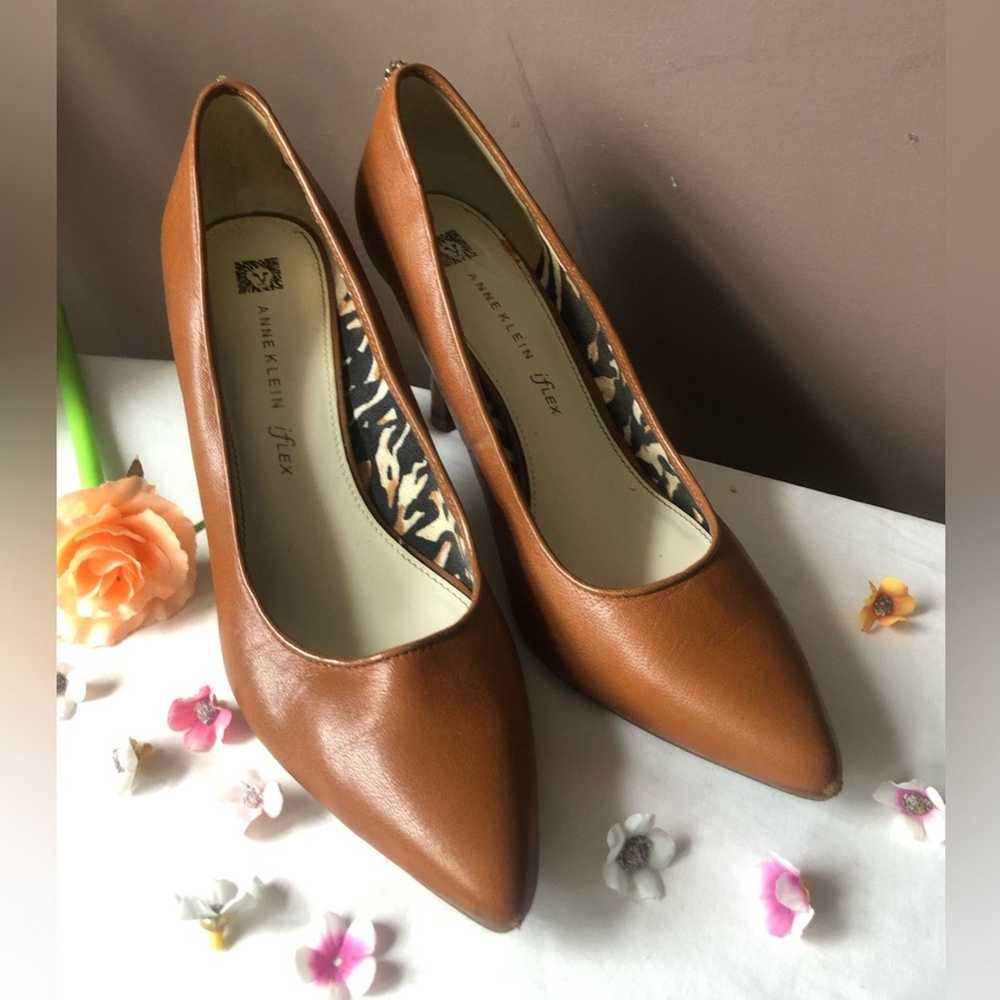 Anne Klein Size 11 heel Pumps shoes brown Ann Kle… - image 7