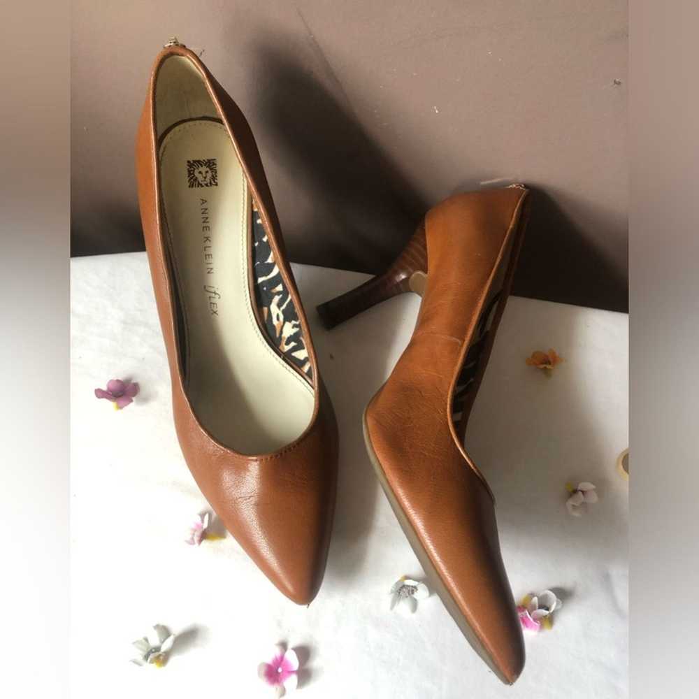 Anne Klein Size 11 heel Pumps shoes brown Ann Kle… - image 9