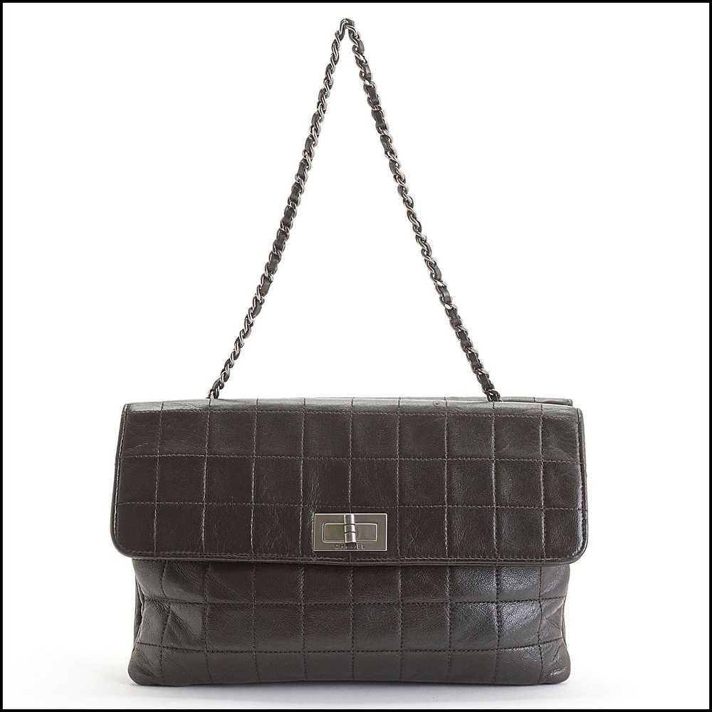 Chanel RDC14063 CHANEL Dark Brown Lambskin Mademo… - image 1