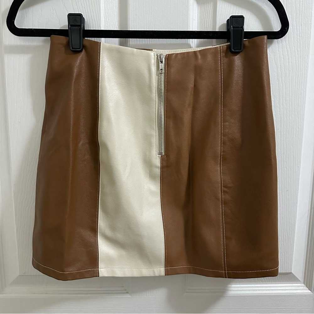 Other VESTIQUE Faux Leather Mini Skirt Women’s si… - image 3