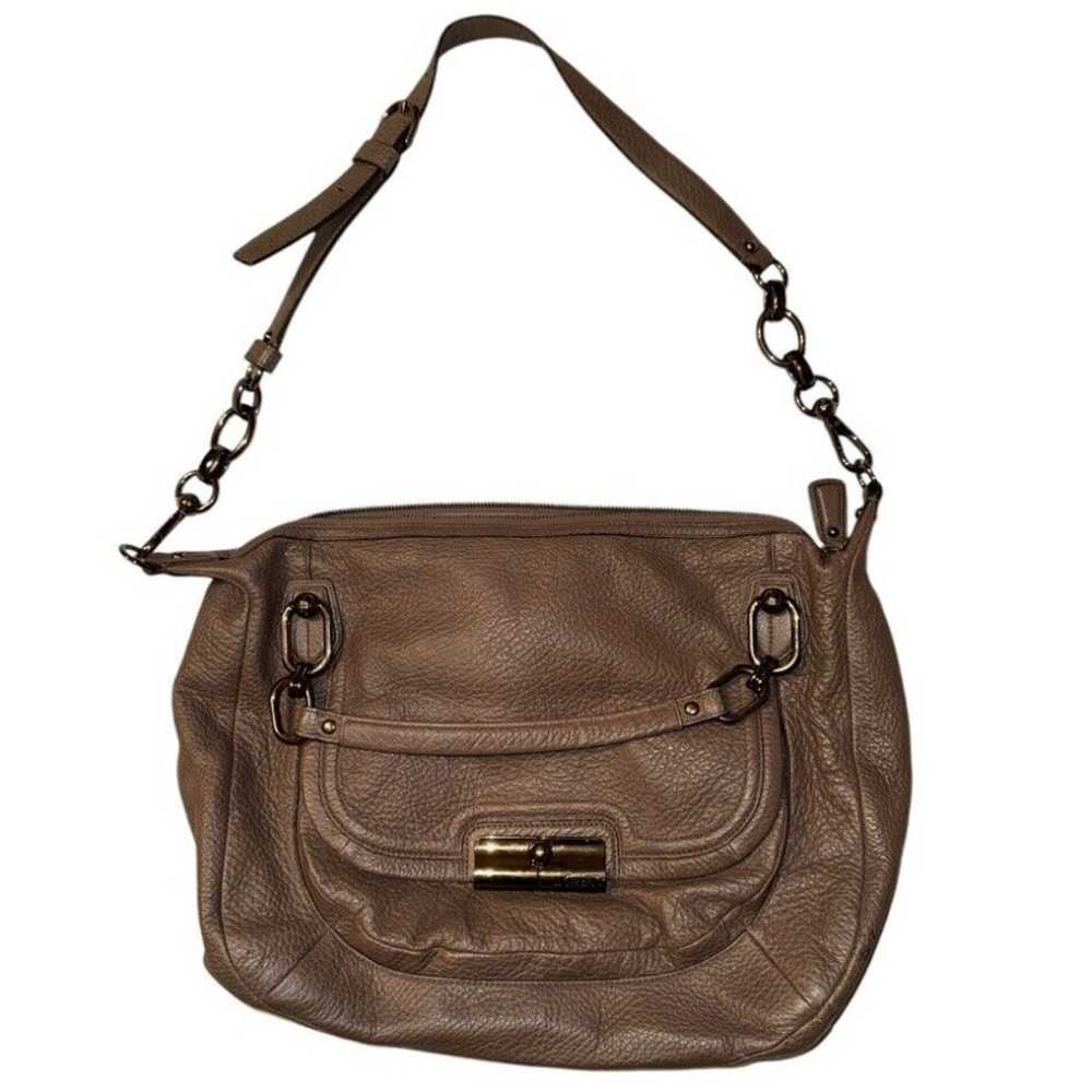 Vintage COACH Kristin Pebble Leather Satchel Purs… - image 12