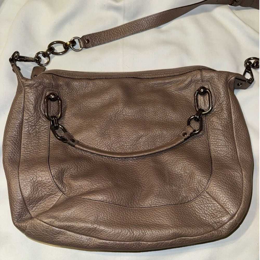 Vintage COACH Kristin Pebble Leather Satchel Purs… - image 2