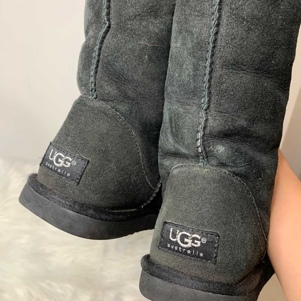 UGG Classic Tall Black Women's Boot Shoes size 8 - image 2