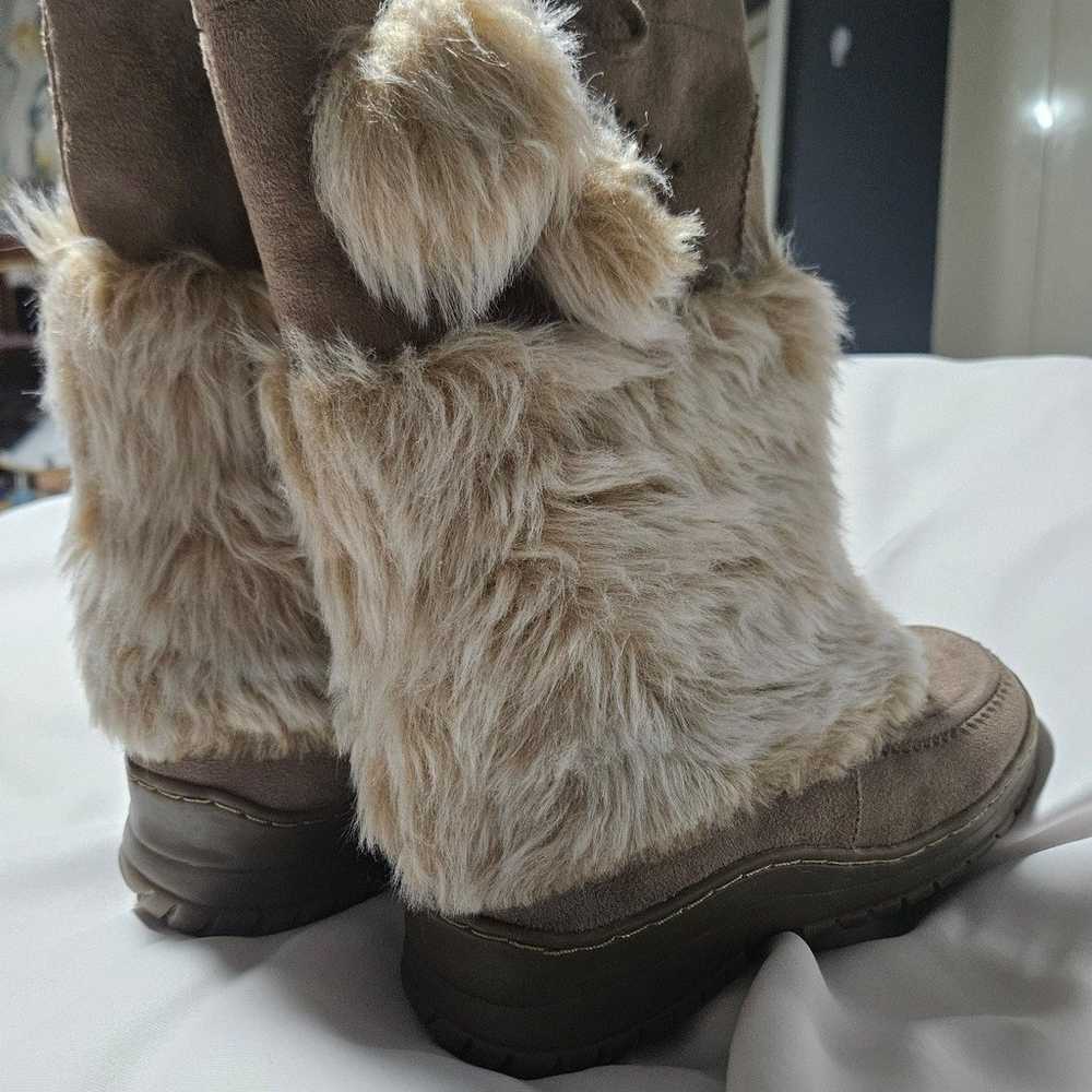 Fur winter boots - image 2