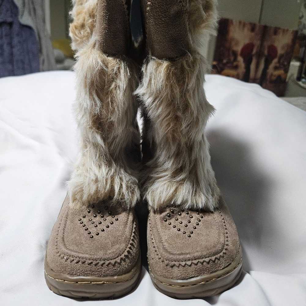 Fur winter boots - image 3