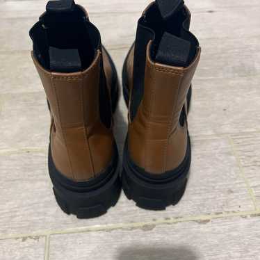 ZARA Brown Side Gore Boots - image 1