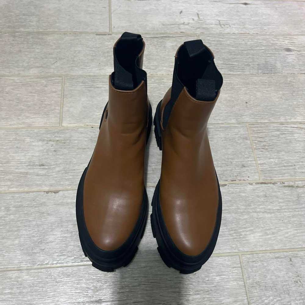 ZARA Brown Side Gore Boots - image 6