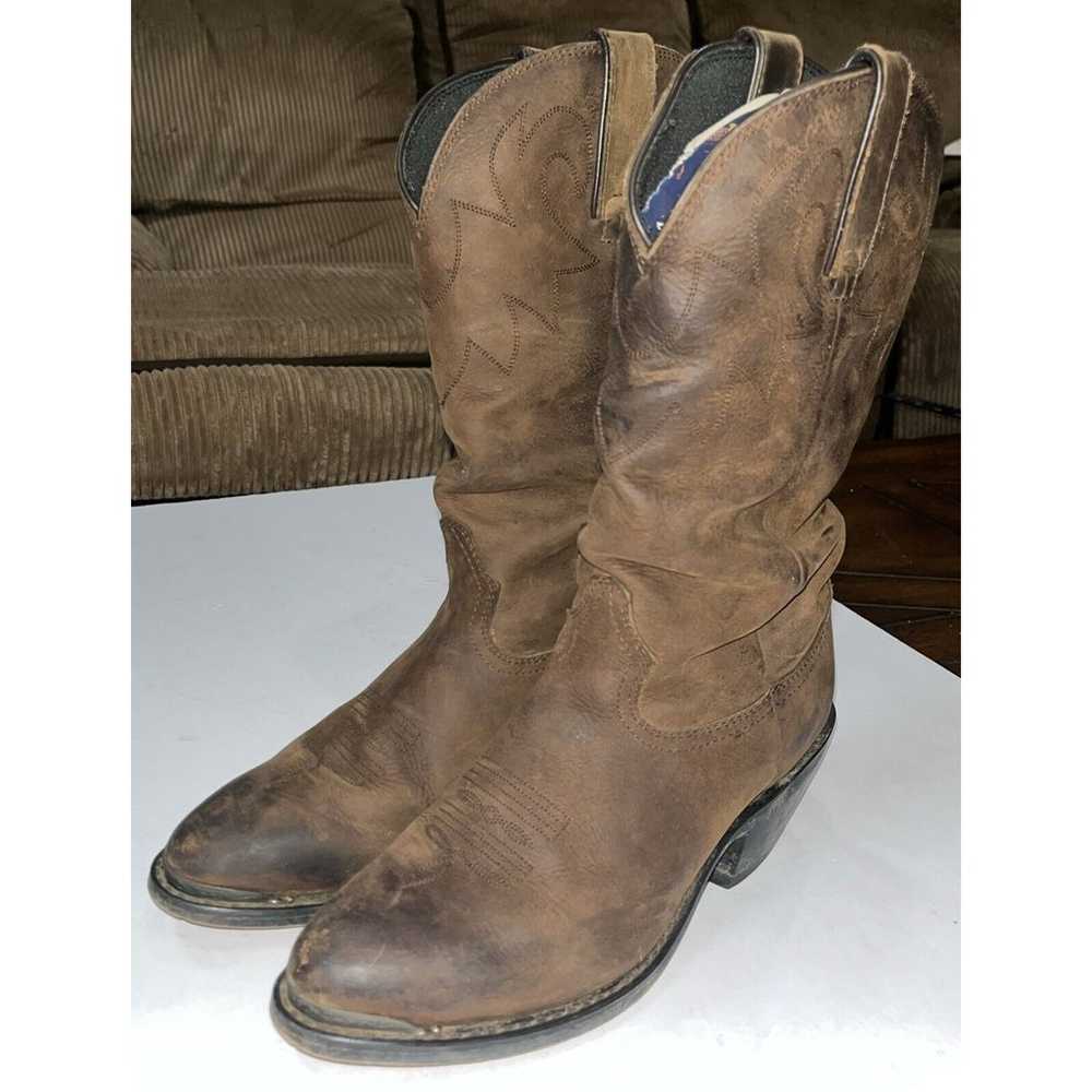 Durango Slouch Women's Cowboy boots Size 7.5M Bro… - image 1