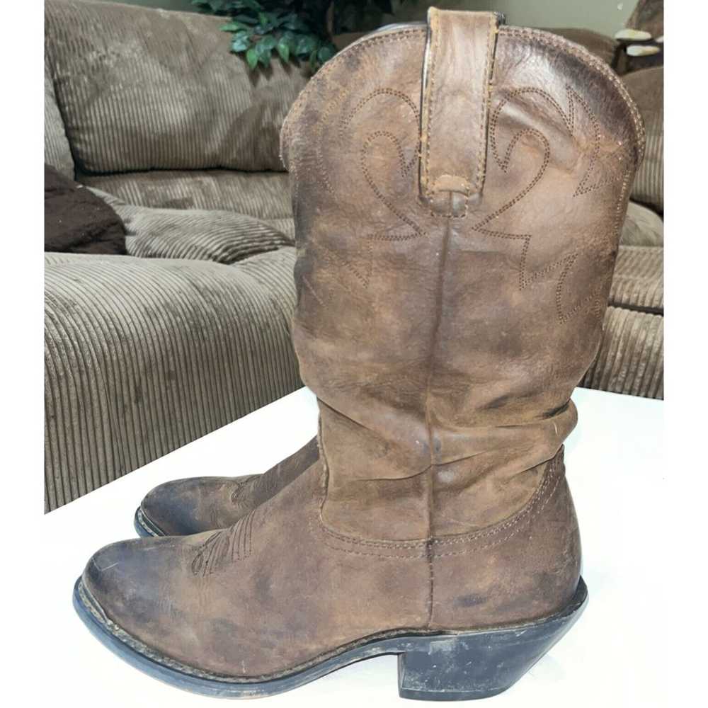 Durango Slouch Women's Cowboy boots Size 7.5M Bro… - image 2