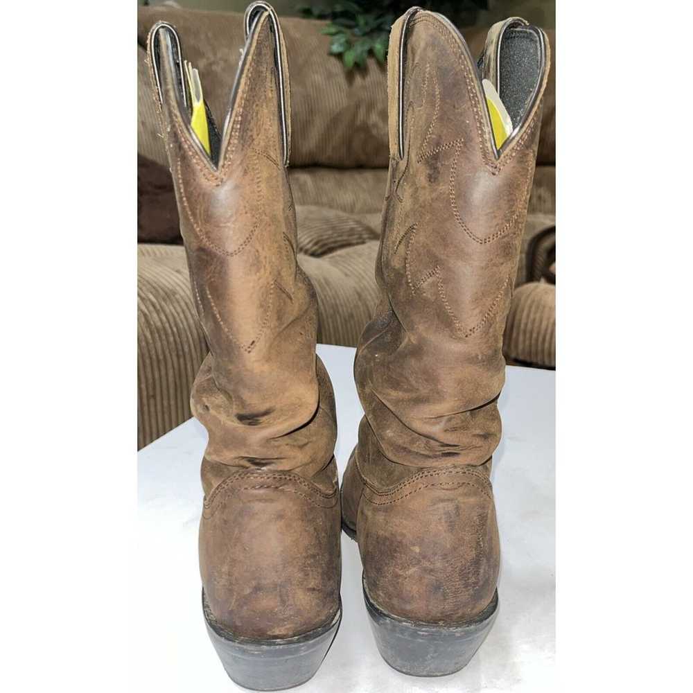 Durango Slouch Women's Cowboy boots Size 7.5M Bro… - image 4