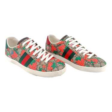 Gucci Ace cloth trainers - image 1