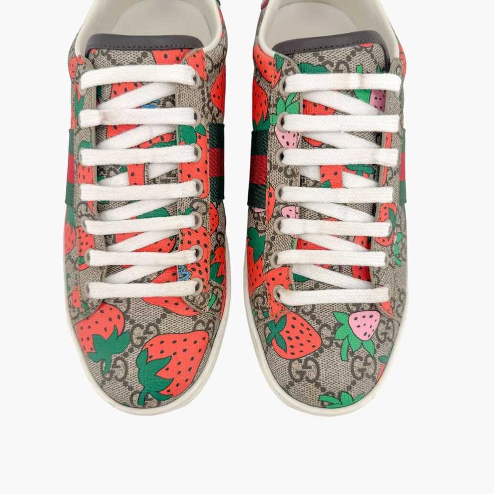 Gucci Ace cloth trainers - image 3