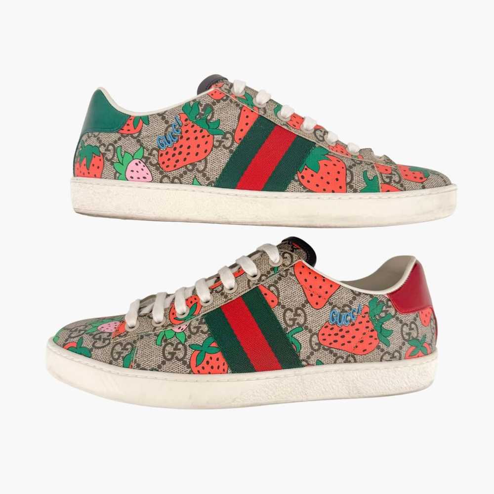 Gucci Ace cloth trainers - image 7