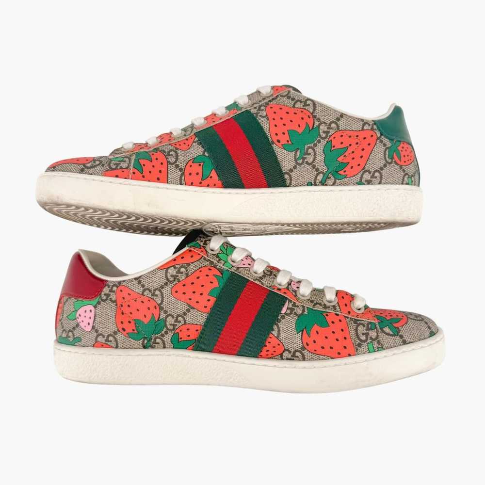 Gucci Ace cloth trainers - image 8