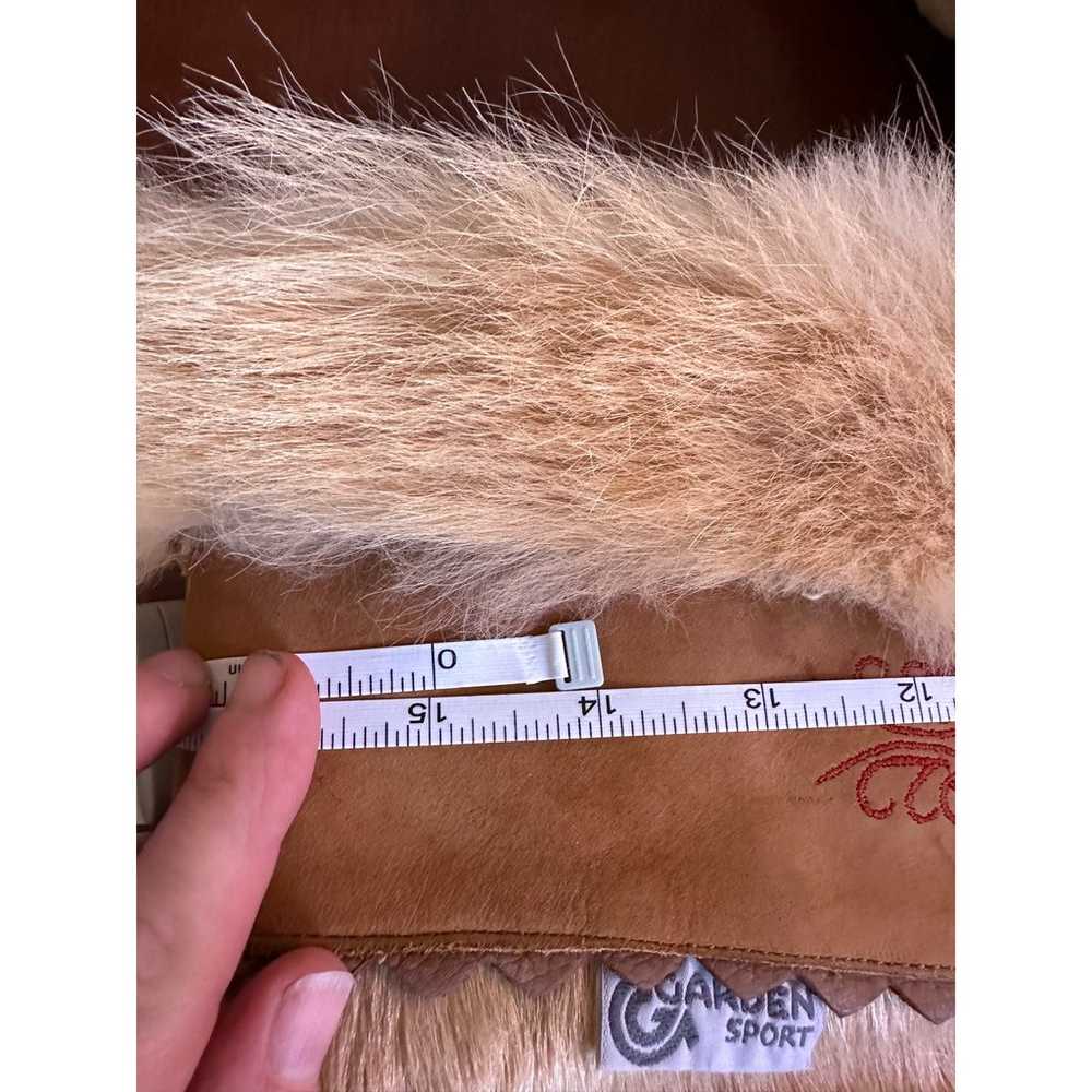 Vtg Garden Sport Women’s Tan Goat Fur Winter BOOT… - image 10