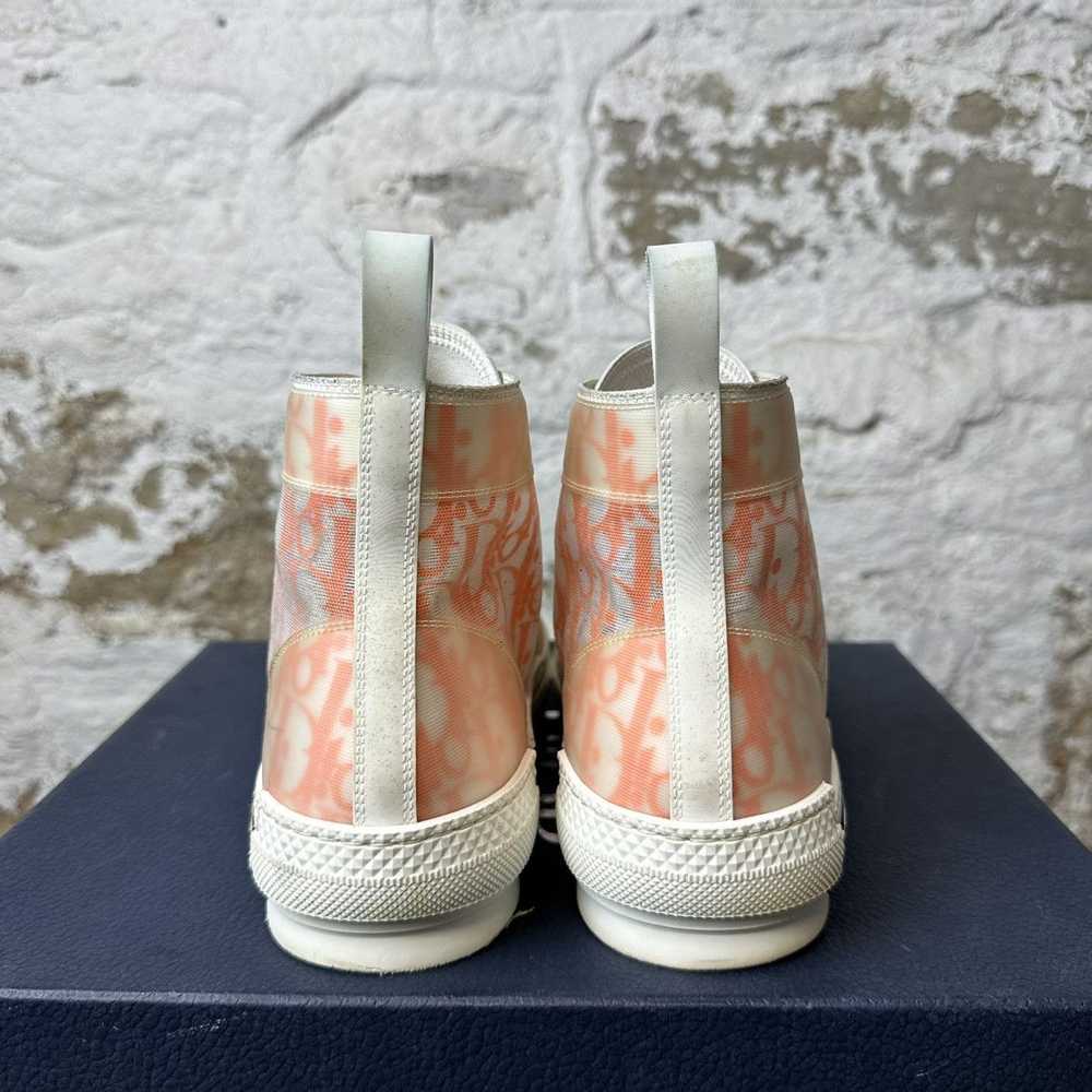 Dior Dior B23 Oblique Orange High Top Sneaker Siz… - image 6