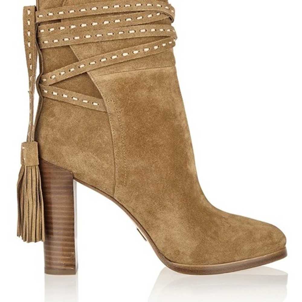 Michael Kors Collection Suede Ankle Boots - Size … - image 11