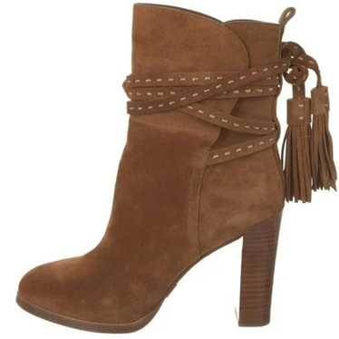 Michael Kors Collection Suede Ankle Boots - Size … - image 1