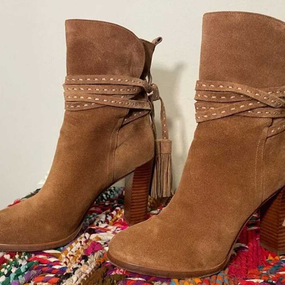 Michael Kors Collection Suede Ankle Boots - Size … - image 2