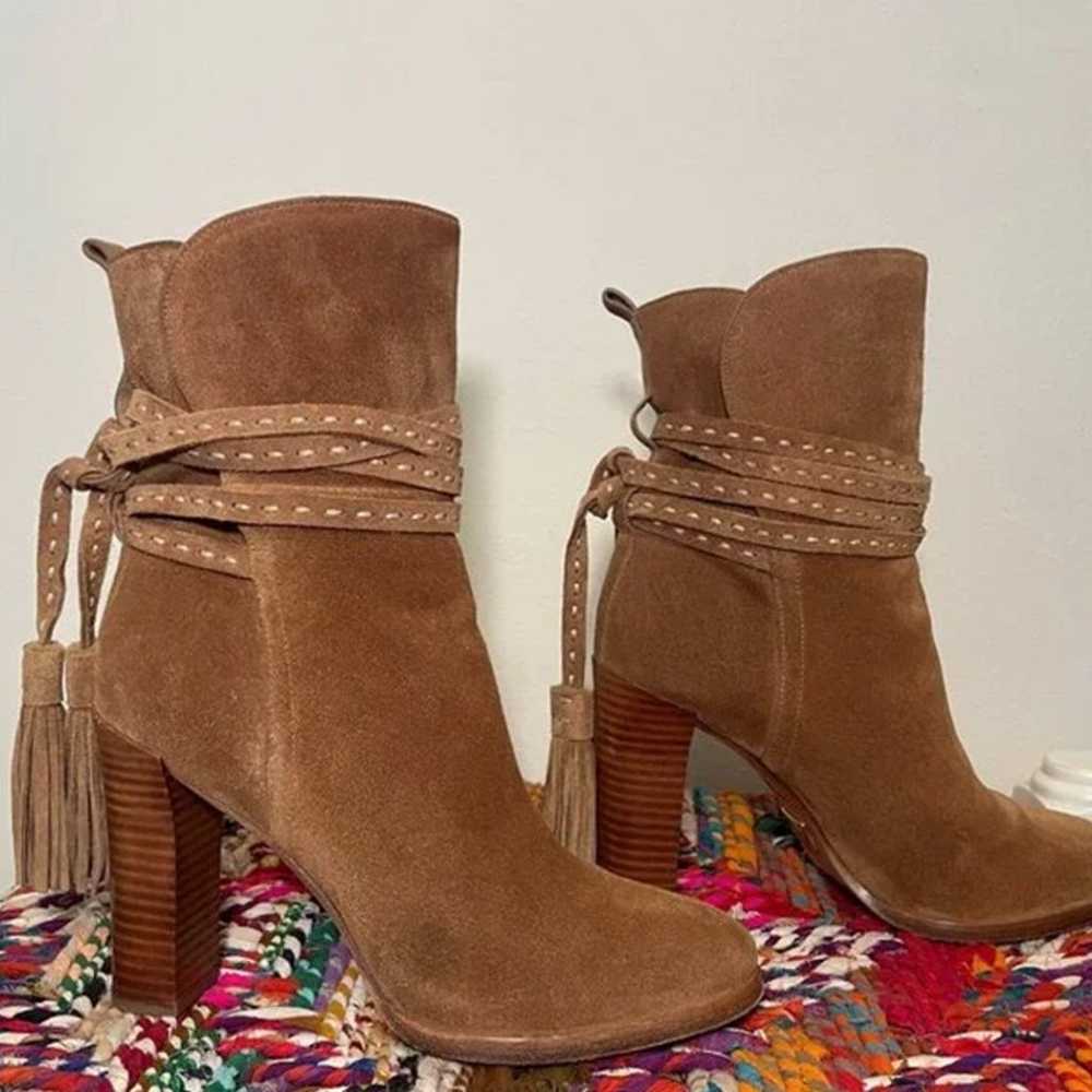 Michael Kors Collection Suede Ankle Boots - Size … - image 3