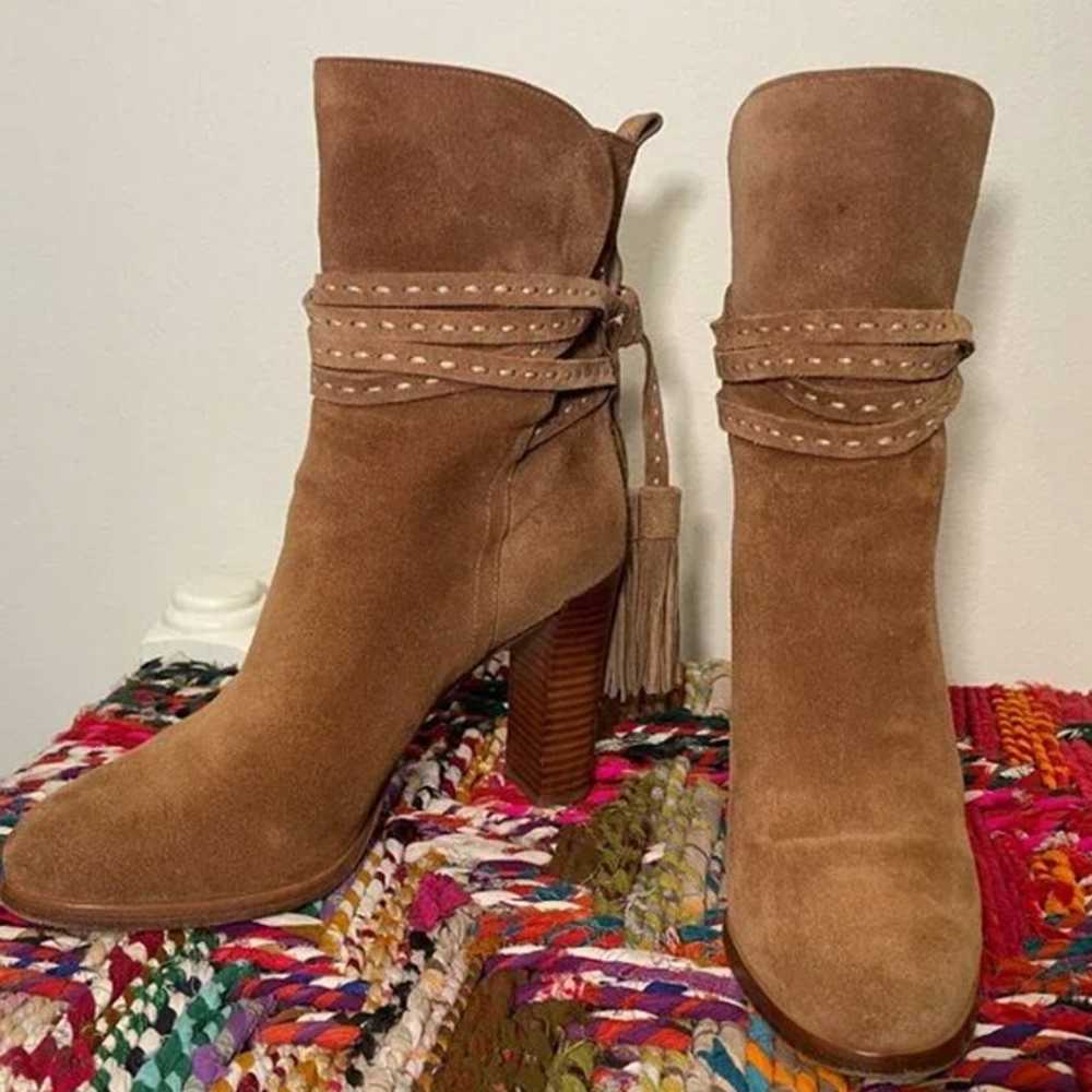 Michael Kors Collection Suede Ankle Boots - Size … - image 4