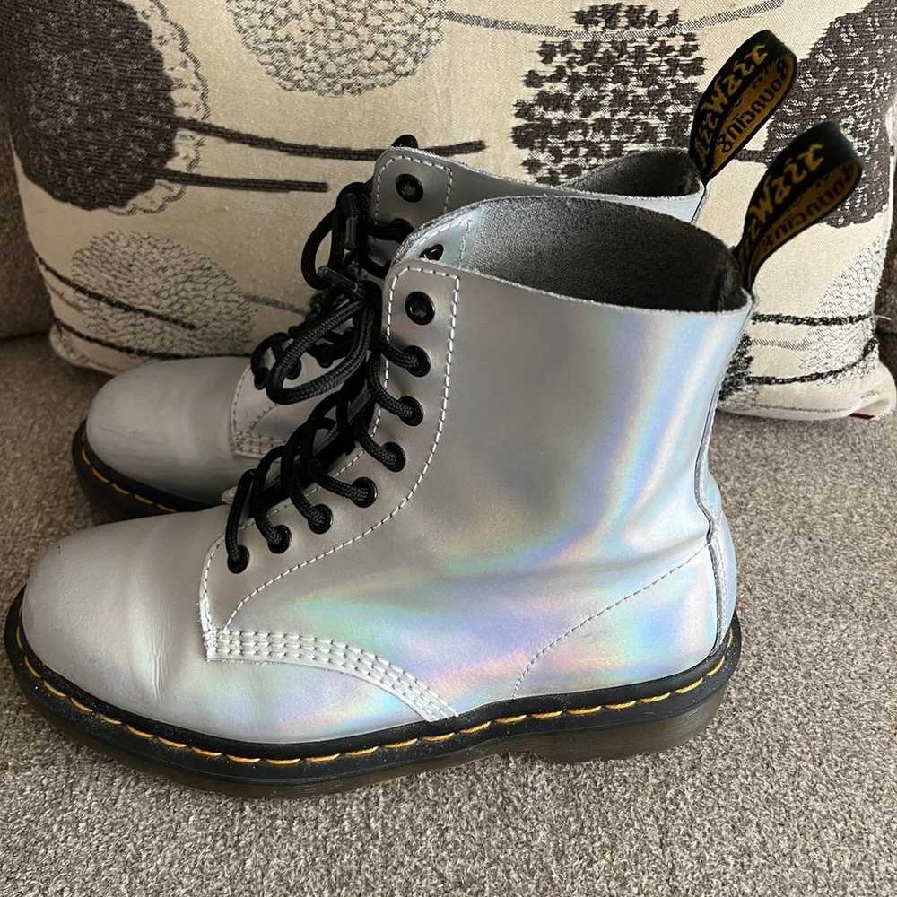 Dr. Martens Women’s Silver Iridescent Pascal RS A… - image 3