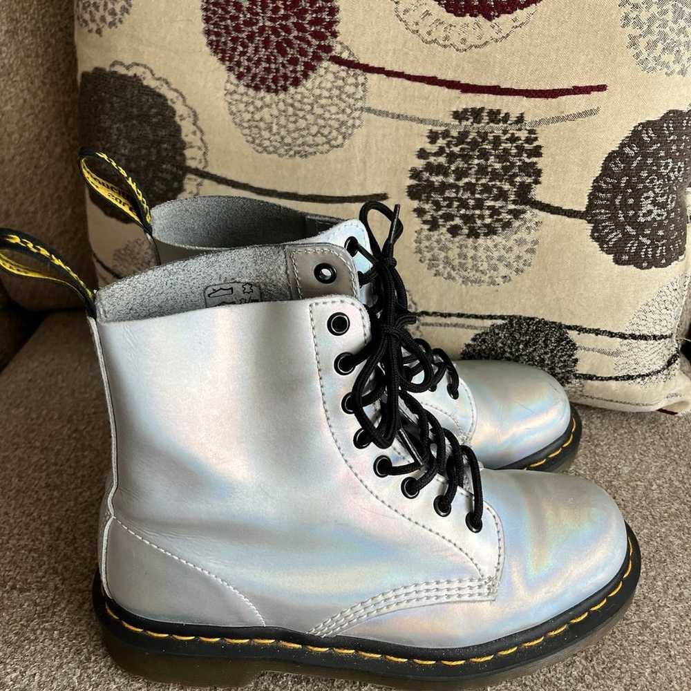 Dr. Martens Women’s Silver Iridescent Pascal RS A… - image 5