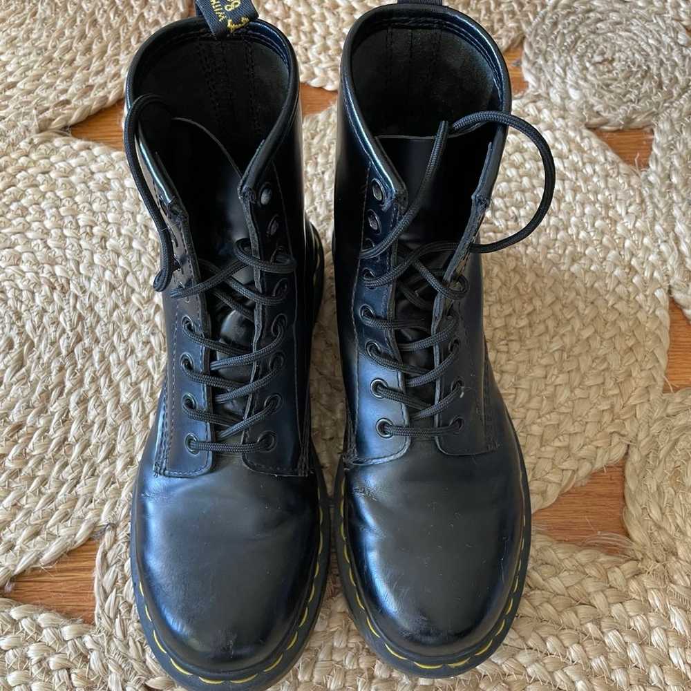 John Fluevog Doc Martens 1460W Black 39EU 8US - image 2