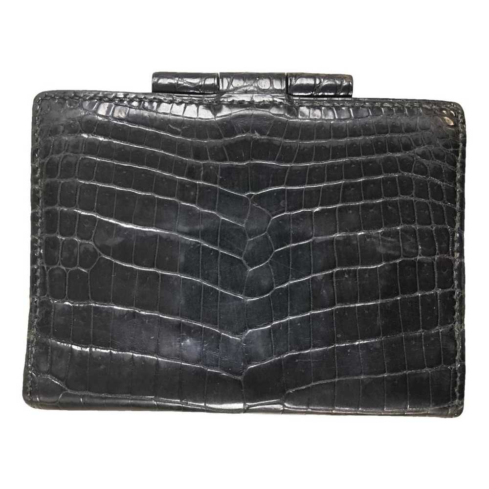 Hermès Crocodile wallet - image 1