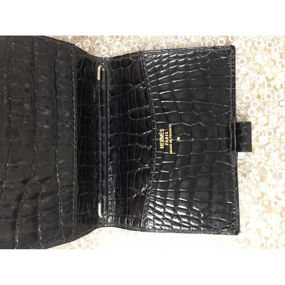 Hermès Crocodile wallet - image 6