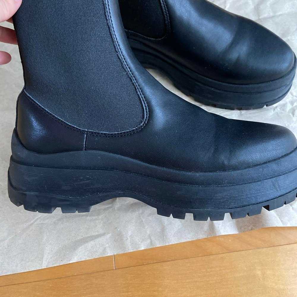 black by moussy side gore boots size 37 - image 3