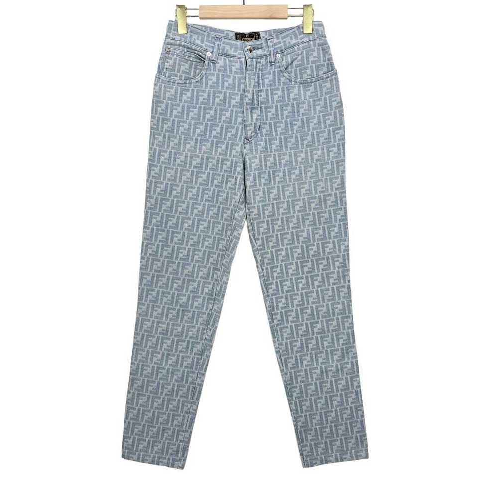 Fendi × Vintage Vintage Fendi Zucca Jeans - image 1