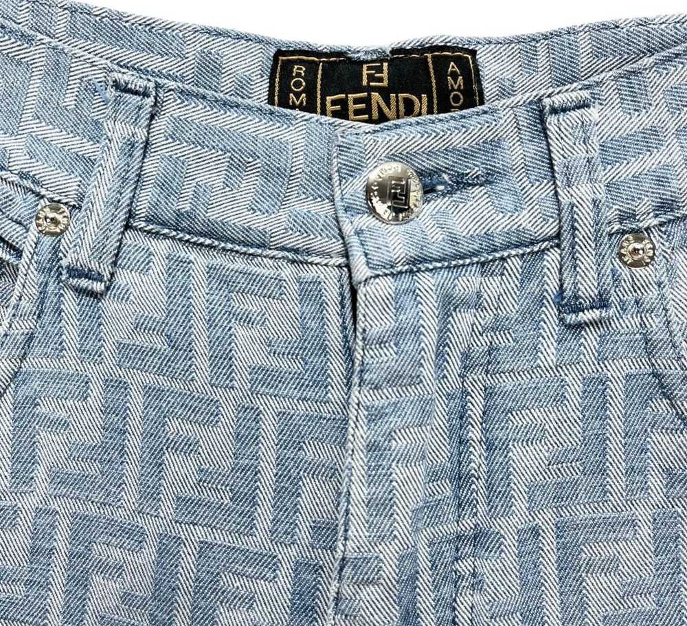 Fendi × Vintage Vintage Fendi Zucca Jeans - image 4