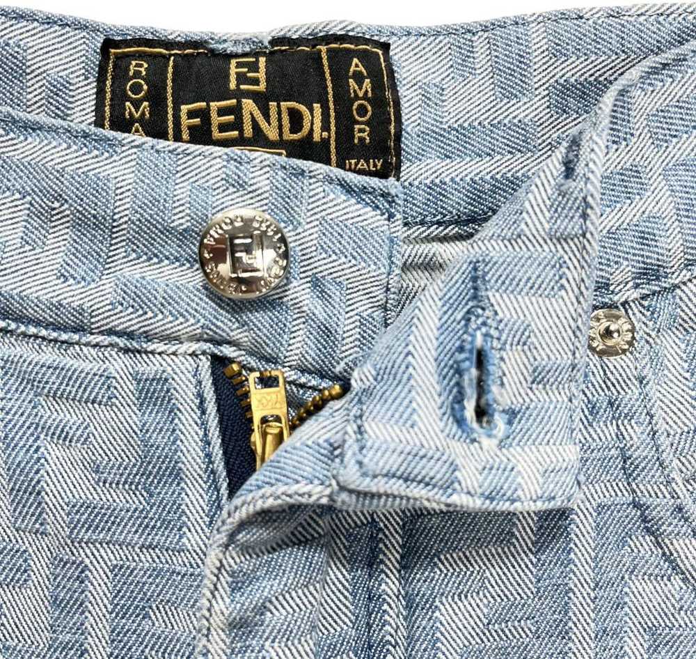 Fendi × Vintage Vintage Fendi Zucca Jeans - image 5