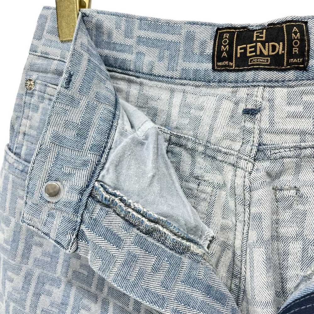 Fendi × Vintage Vintage Fendi Zucca Jeans - image 6