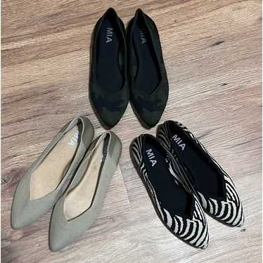 Lot of three pairs, Mia shoes, size 6